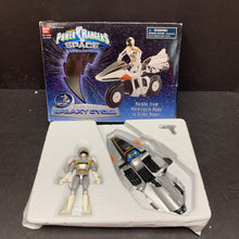 Load image into Gallery viewer, Space Deluxe Silver Ranger w/Galaxy Cycle Motorcylce 1997 Vintage Collectible
