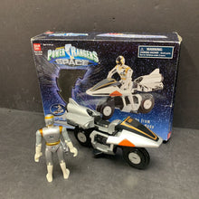 Load image into Gallery viewer, Space Deluxe Silver Ranger w/Galaxy Cycle Motorcylce 1997 Vintage Collectible
