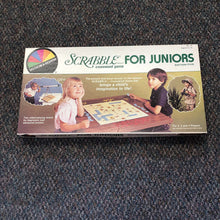 Load image into Gallery viewer, Scrabble for Juniors Double Sided 1982 Vintage Collectible (Selchow &amp; Righter)
