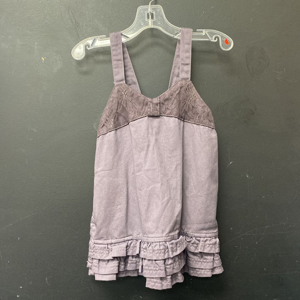 lace ruffle dress
