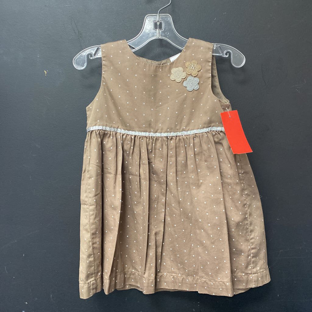 Polka dot flower dress