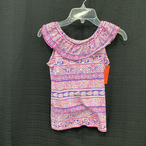 Paisley flower top