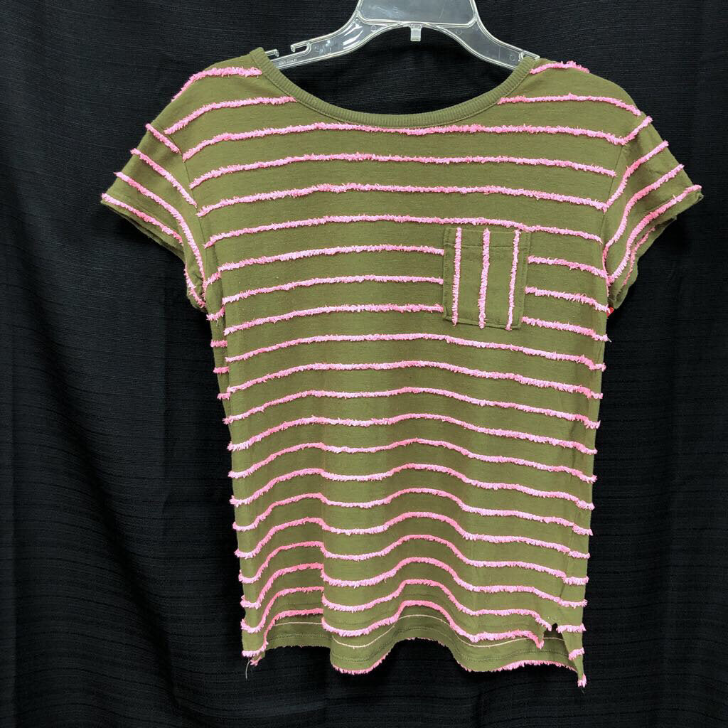 Striped pocket top