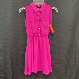 Collared button dress