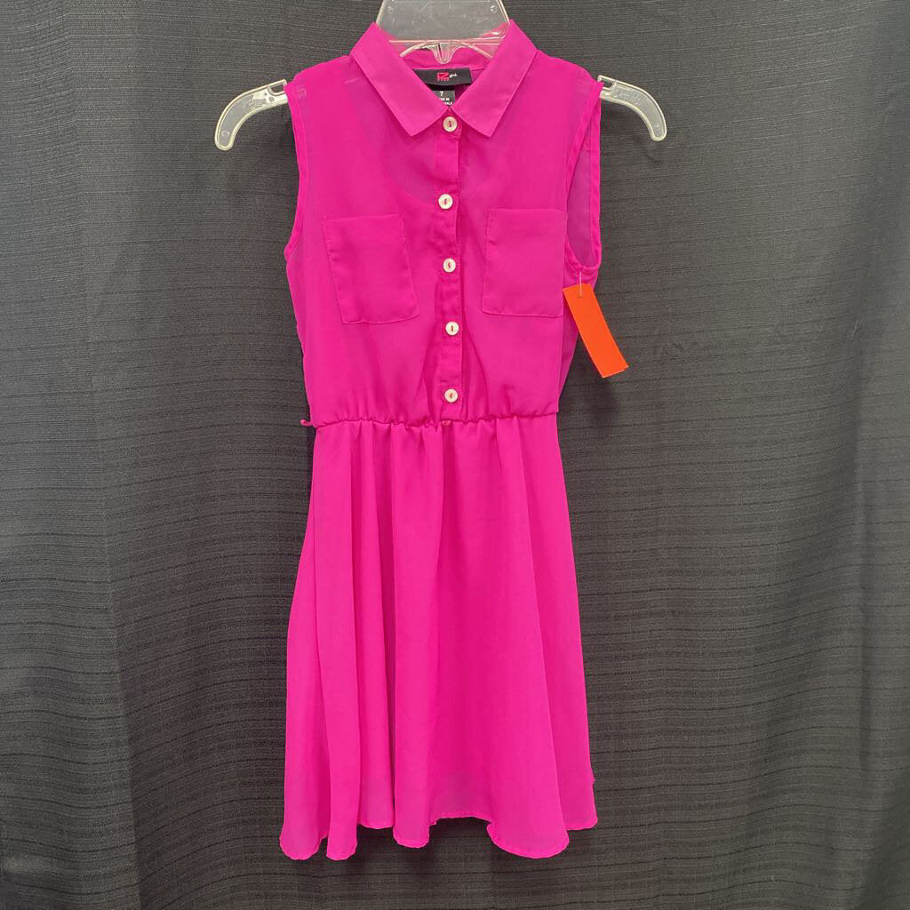 Collared button dress