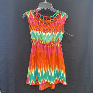 zig zag pattern dress