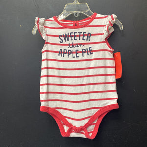 "Sweeter than apple pie" onesie (Dip)