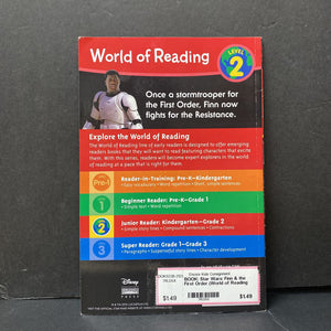 Star Wars: Finn & the First Order (World of Reading Level 2) -reader