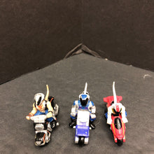 Load image into Gallery viewer, 3pk Micro Machines Mice on Motorcycles 1993 Vintage Collectible (Biker Mice from Mars)
