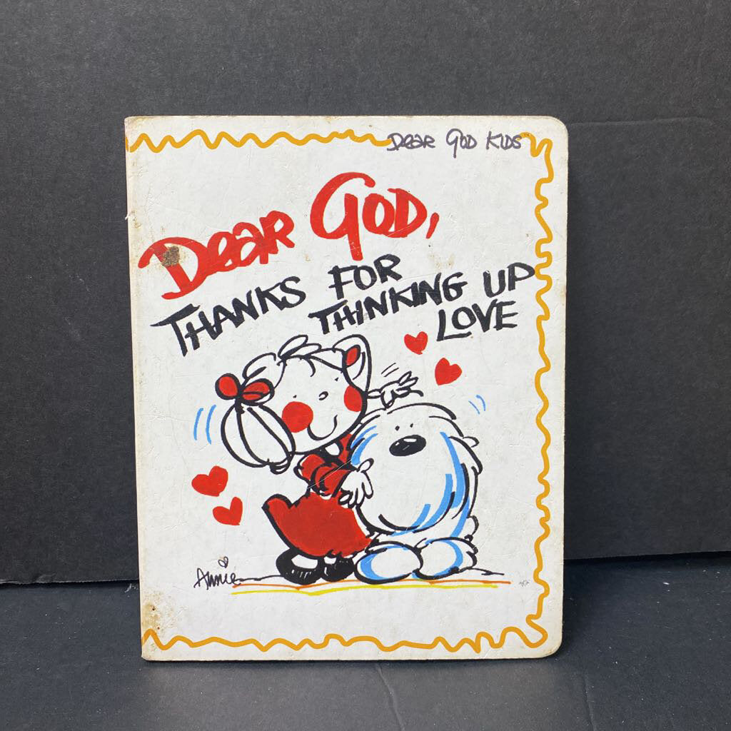 Dear God, Thanks for Thinking Up Love (Dear God Kids) (Anna Fitzgerald) -religion board