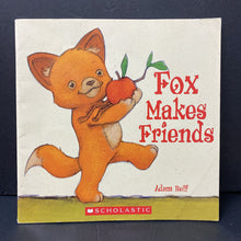Load image into Gallery viewer, Fox Makes Friends (Adam Relf) -paperback
