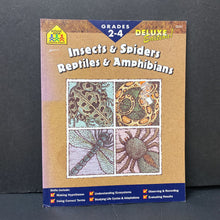 Load image into Gallery viewer, Insects &amp; Spiders Reptiles &amp; Amphibians (Grades 2-4) -workbook
