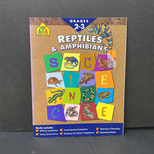 Load image into Gallery viewer, Reptiles &amp; Amphibians (Grades 2-3) (School Zone) -workbook
