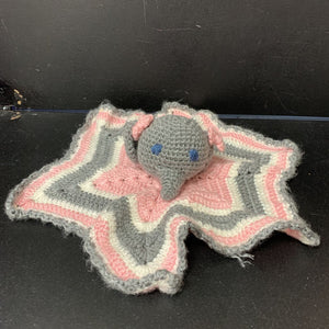 Elephant Knit Safety Blanket