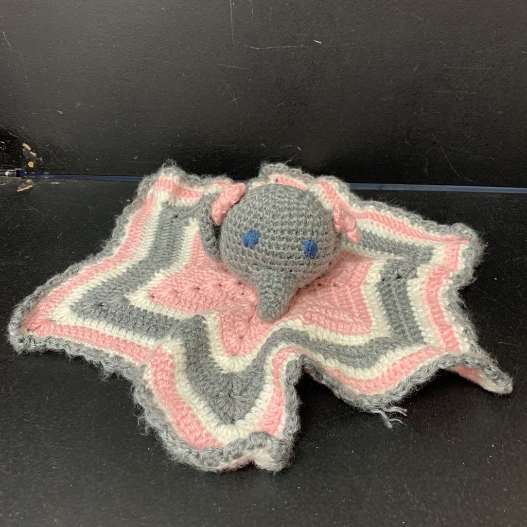 Elephant Knit Safety Blanket