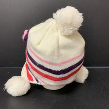 Load image into Gallery viewer, Striped Hat w/ 3 Pom Poms
