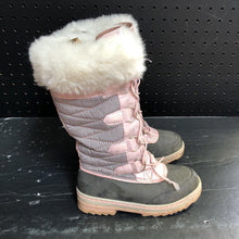 Load image into Gallery viewer, Girls Shimmery Snow Boots
