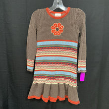Load image into Gallery viewer, Flower Sweater Dress
