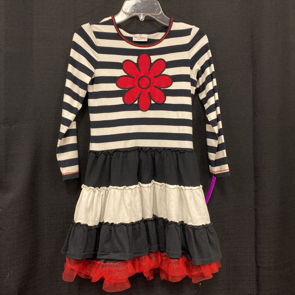 Striped Flower Dress