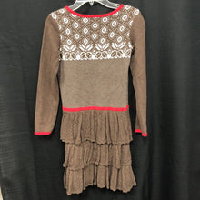 Load image into Gallery viewer, Patterned Sweater Dress

