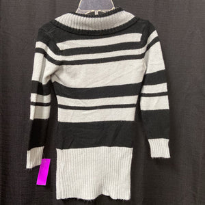 Striped Buckled Sweater