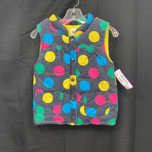 Load image into Gallery viewer, Girls Polka Dot Winter Vest
