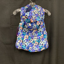 Load image into Gallery viewer, Girls Floral Winter Vest
