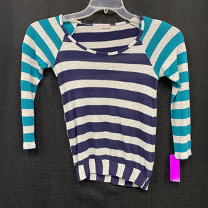 Striped Sparkly Top