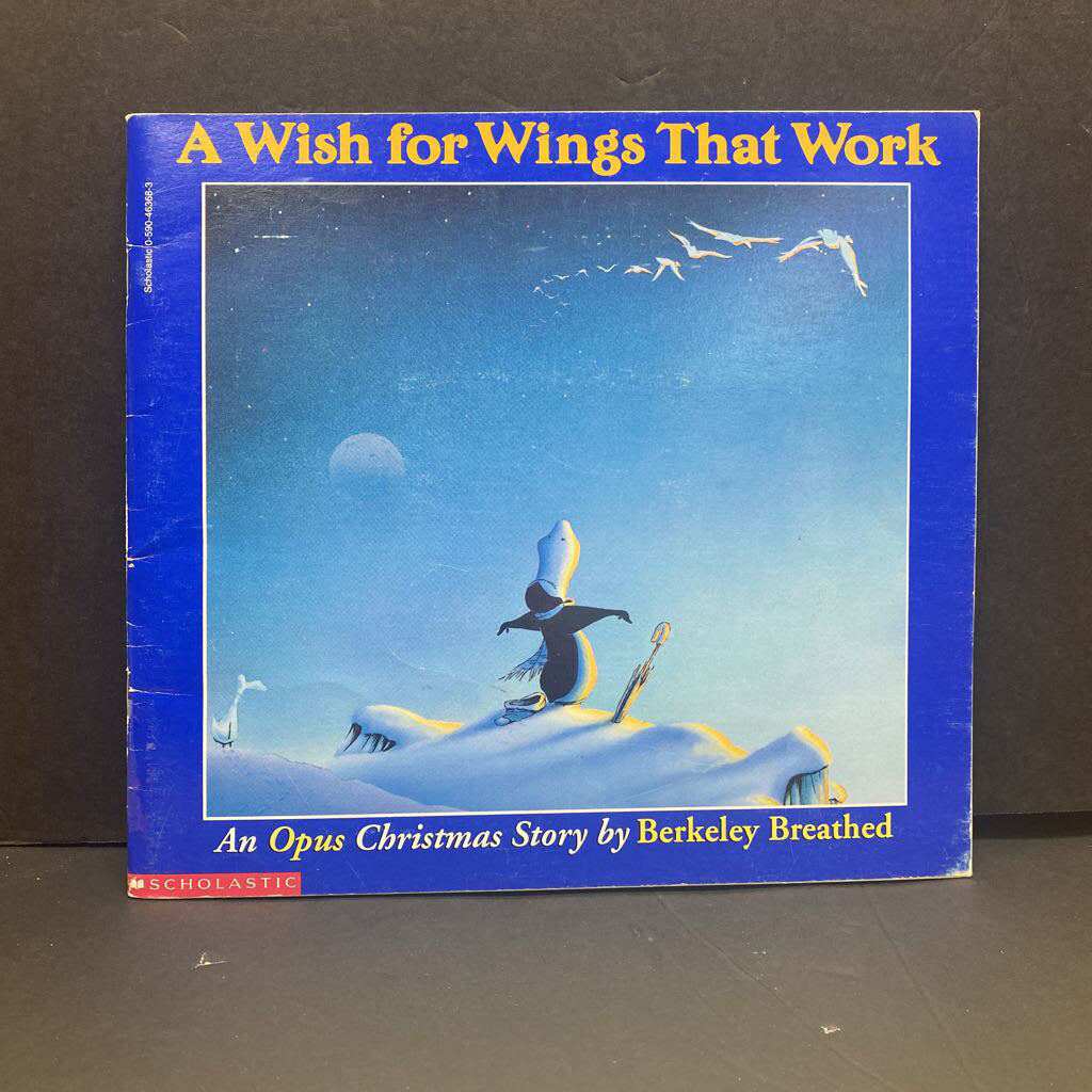 A Wish for Wings That Work (An Opus Christmas Story) (Berkeley Breathed) -holiday paperback