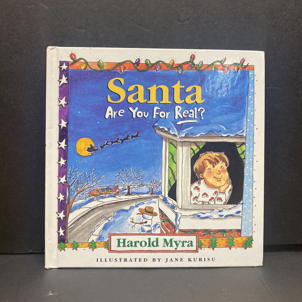 Santa, Are You For Real? (Harold Myra) -holiday hardcover