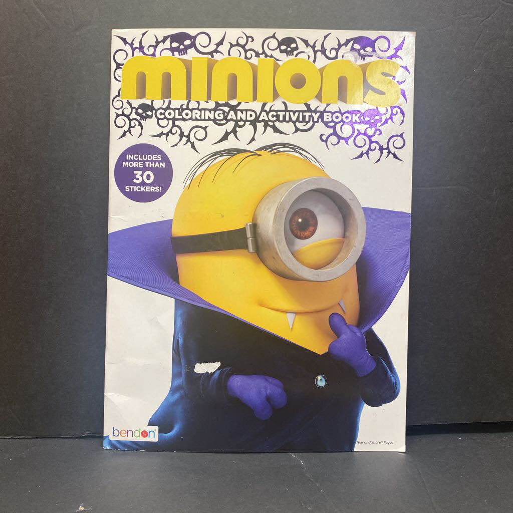 Minions Coloring & Activity Book (Halloween) -holiday activity