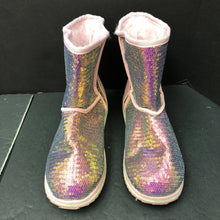 Load image into Gallery viewer, Girls Sequin Winter Boots
