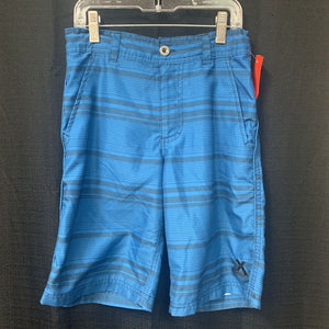 Striped swim shorts