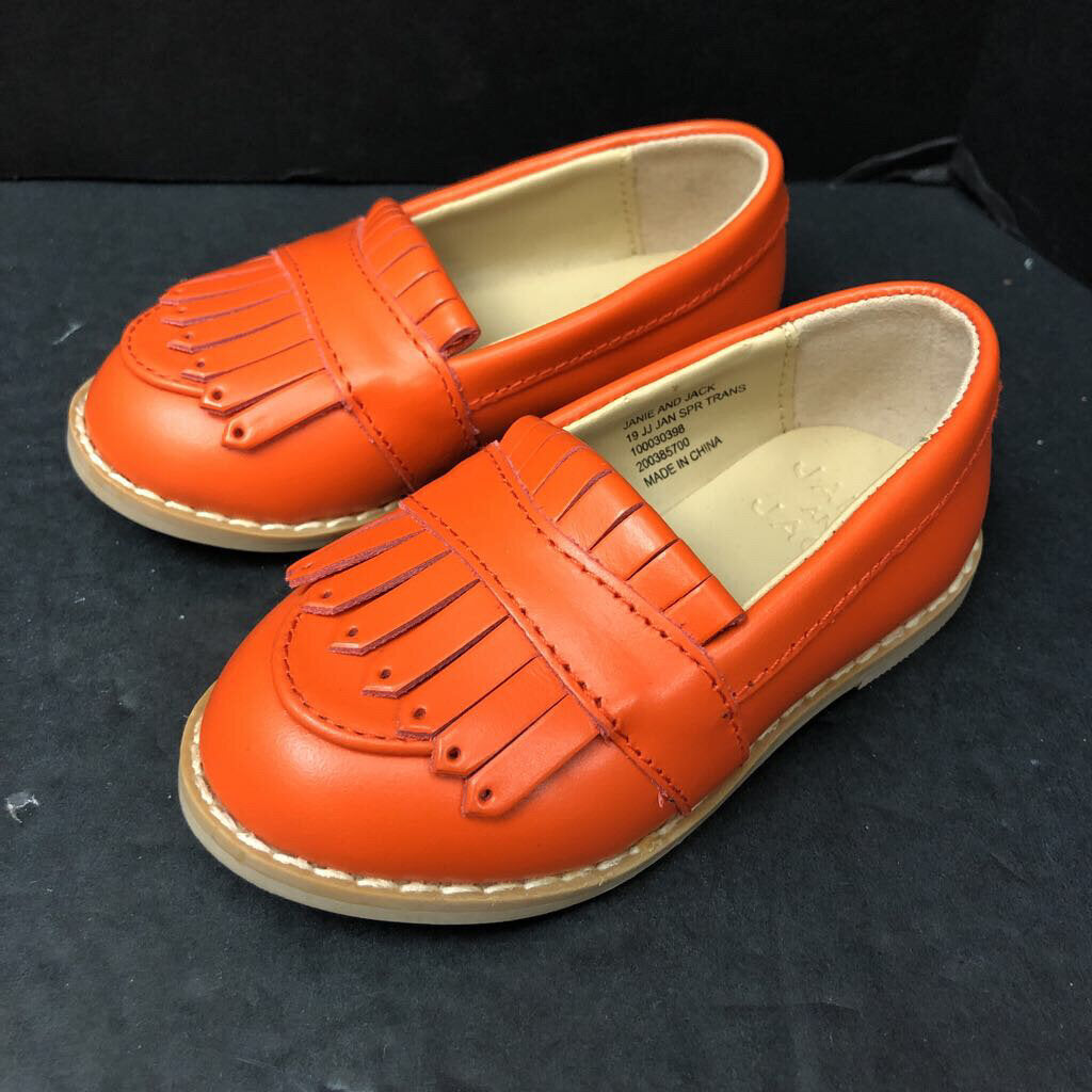 Girls Fringe Slide On Shoes