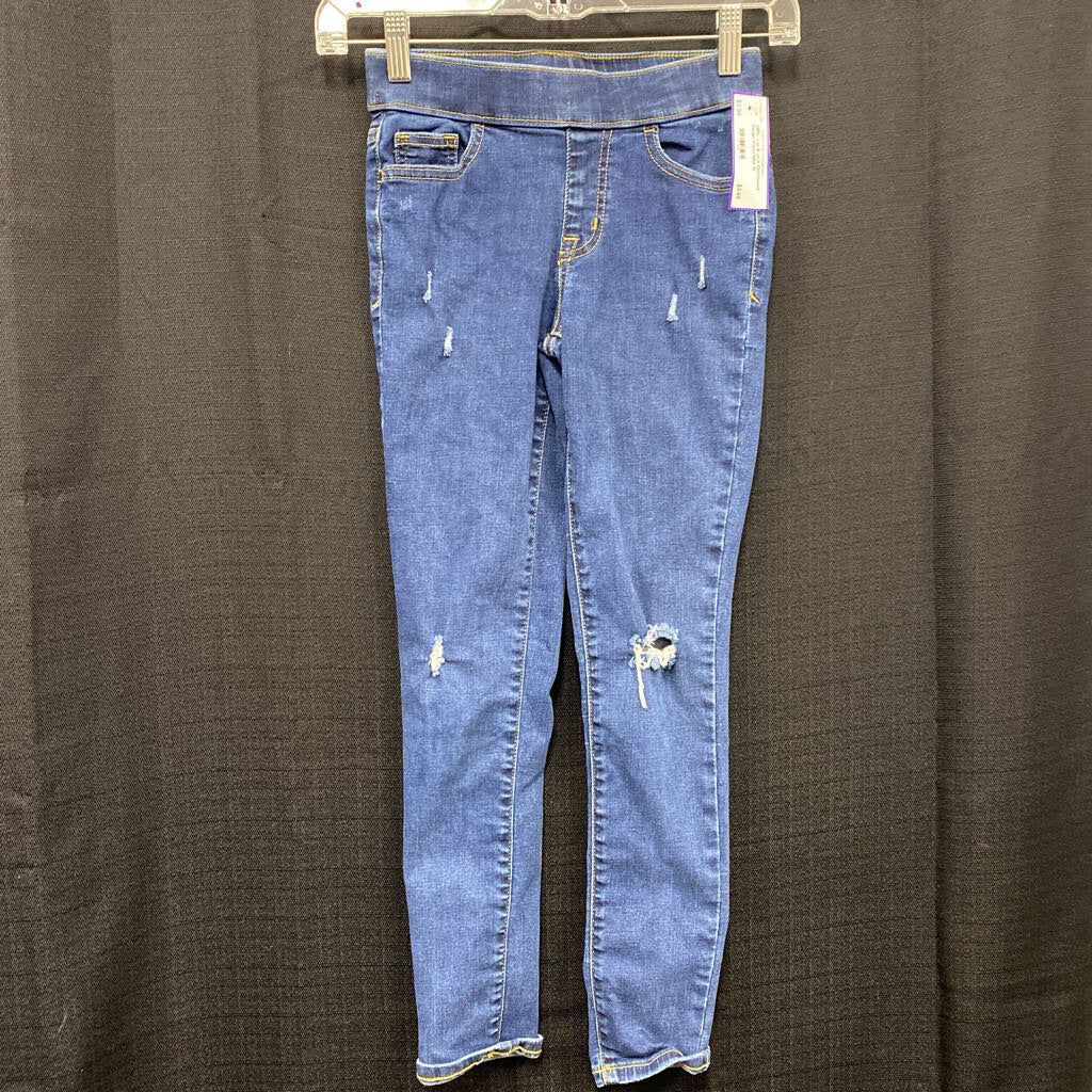 Distressed Denim Pants