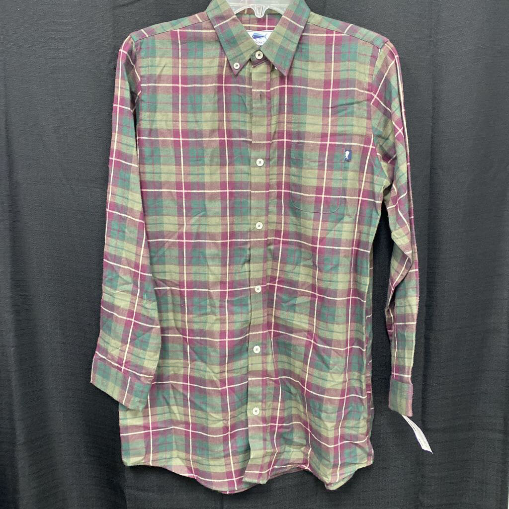 Plaid Button Down Shirt (Southern Lure)