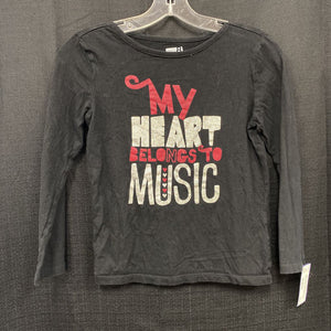 "My Heart..." Sparkly Top
