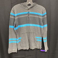 Load image into Gallery viewer, Striped Hooded Shirt
