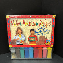 Load image into Gallery viewer, Native American Designs Sand Painting Kit (NEW) (Dutton)
