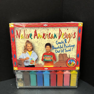 Native American Designs Sand Painting Kit (NEW) (Dutton)