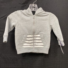 Load image into Gallery viewer, Striped Zip Up Jacket
