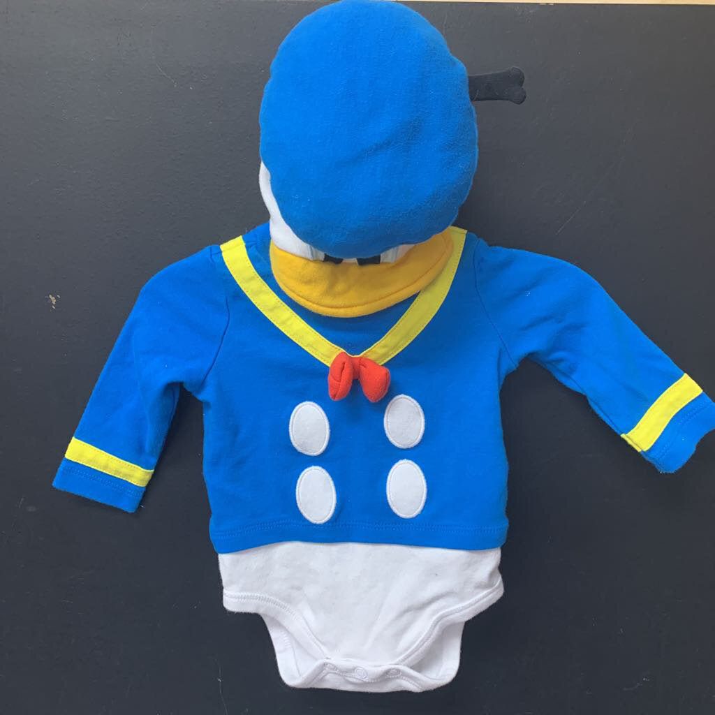 Donald Duck Onesie w/ Hat Costume