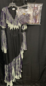 Juniors Zombie Bride Halloween Costume