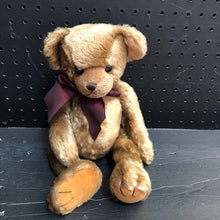 Load image into Gallery viewer, "Theodore" Plush Bear w/Bow
