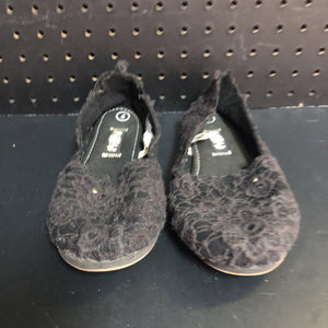 Girls Floral Lace Shoes