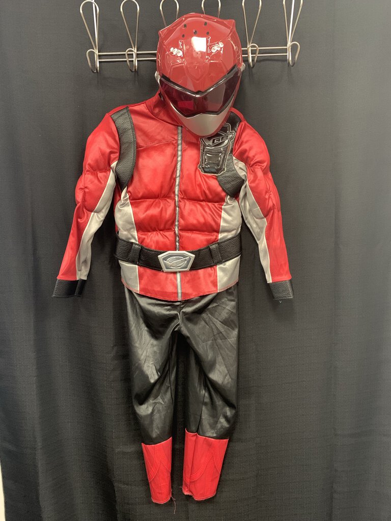 Beast Morphers Red Power Ranger Halloween Costume and Mask