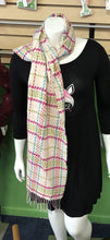 Load image into Gallery viewer, Girls Plaid Fringe Scarf
