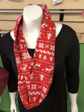 Load image into Gallery viewer, Christmas Infinity Winter Scarf

