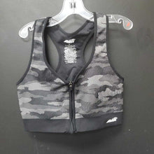 Load image into Gallery viewer, Camo Zip Up Sports Bra
