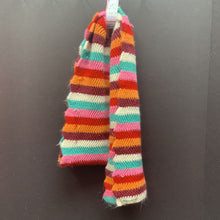 Load image into Gallery viewer, Girls Striped WInter Scarf
